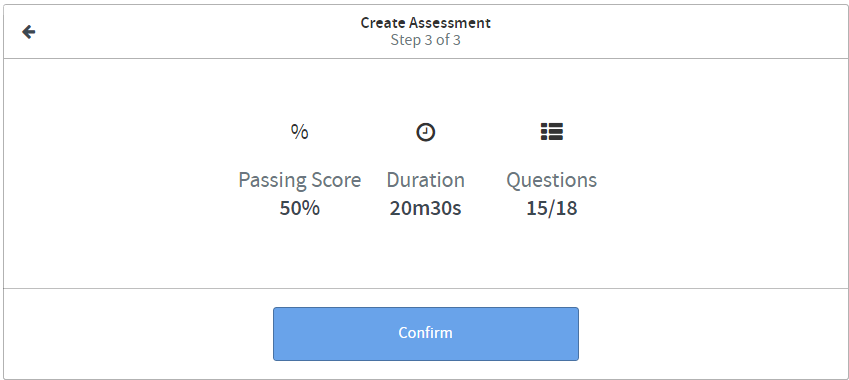 Pedagoo create new assessment